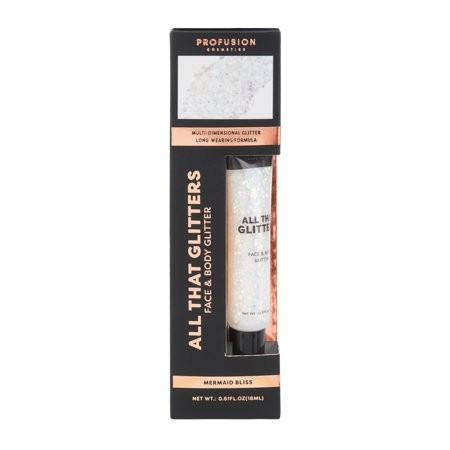 Profusion: Glitter para rostro y cuerpo Mermaid Bliss.
