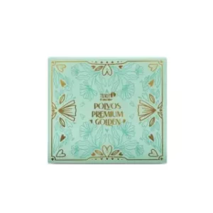 Trendy polvo compacto premium golden.